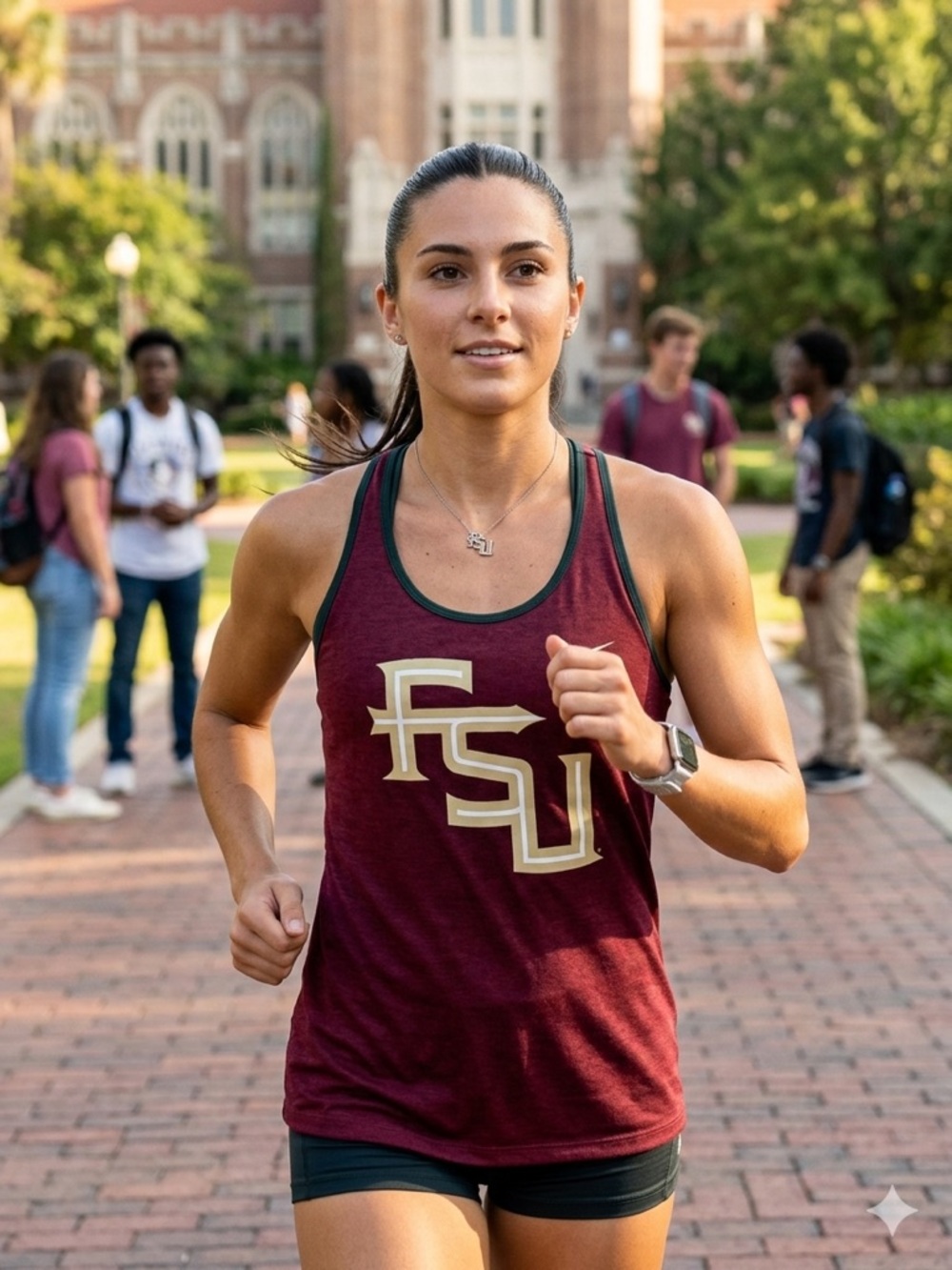 Nike Dri-FIT FSU Seminoles Women's Racerback Tank Top Size L